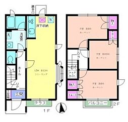 ＰＩＮＥ　ＧＡＲＤＥＮ 　Ｄ棟 1階3LDKの間取り