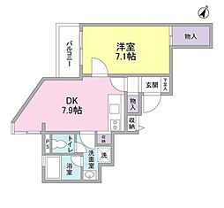 間取図画像 1DK