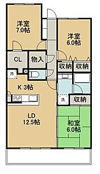 間取図画像 3LDK