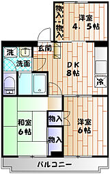 間取図画像 3DK