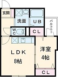 間取図画像 1LDK
