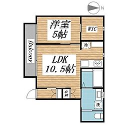 間取図画像 1LDK