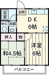 間取図画像 2DK