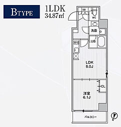 間取図画像 1DK