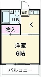間取図画像 1K