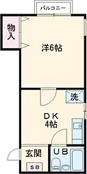 間取図画像 1K