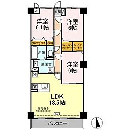 間取図画像 3LDK