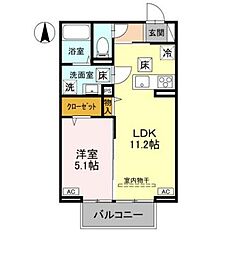 間取図画像 1LDK