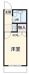 間取図画像 1K