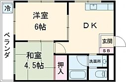 間取図画像 2DK