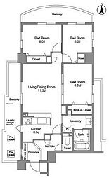 間取図画像 2SLDK