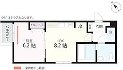 間取図画像 1LDK