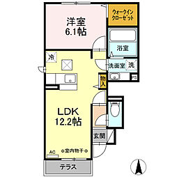 間取図画像 1LDK