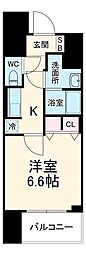 S-RESIDENCE四日市駅前couleur(クルール) 1Kの間取図画像