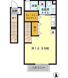 ファミール多摩平 ワンルームの間取図画像