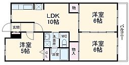 エクセルトーワ 3LDKの間取図画像