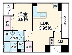 Grand ete 1LDKの間取図画像