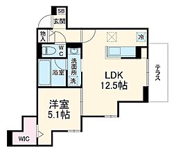 高石神プロジェクト 1LDKの間取図画像
