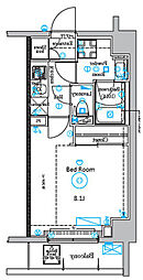 DIPS四ツ木 1Kの間取図画像