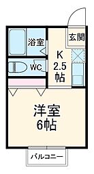 間取図画像 1K