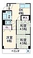 水野マンション6階5.2万円
