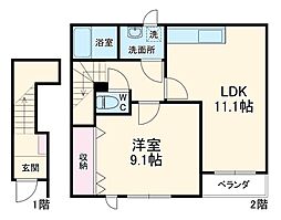 間取図画像 1LDK