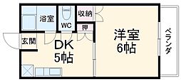 間取図画像 1DK