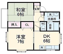 間取図画像 3DK