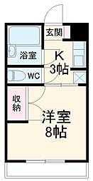 間取図画像 1K