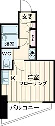 日神パレステージ南池袋 ワンルームの間取図画像