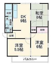 間取図画像 3DK