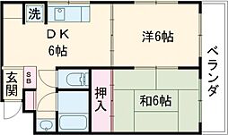 間取図画像 2DK