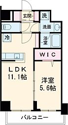 東京メトロ半蔵門線 押上駅 徒歩10分の賃貸マンション 3階1LDKの間取り