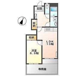 間取図画像 1LDK