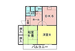 間取図画像 2DK