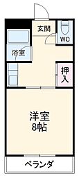 間取図画像 1K