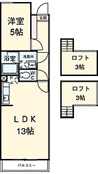間取図画像 1LDK