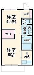 間取図画像 2K