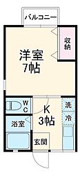 間取図画像 1K