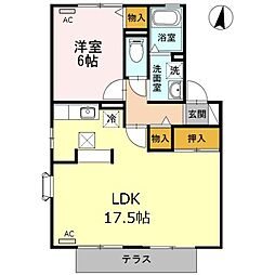 間取図画像 1LDK