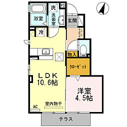 間取図画像 1LDK