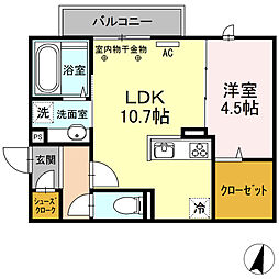 間取図画像 1LDK