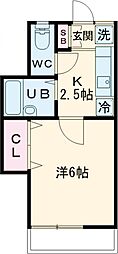 間取図画像 1K