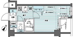 京王線 代田橋駅 徒歩10分の賃貸マンション 3階1Kの間取り
