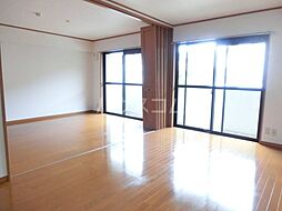 名古屋市営東山線 上社駅 徒歩18分の賃貸マンション 1階2LDKのリビング/ダイニング