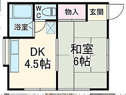 北上尾駅 4.5万円