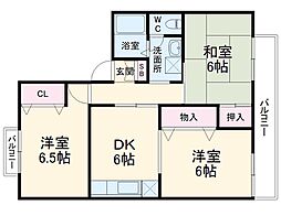 アビテ箕面Ａ棟 2階