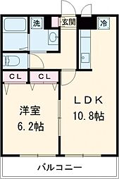 ＭＡＲＹＵ　Ｓ 3階1LDKの間取り