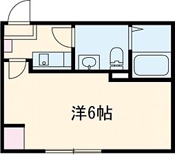 エスポワール堀切　Ｂ 2階1Kの間取り