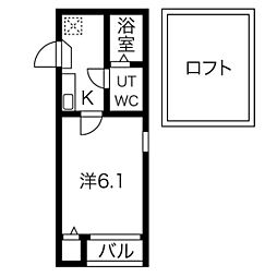 間取図画像 1K